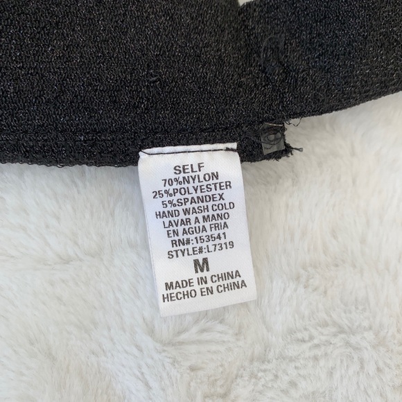 2 Piece Black Glitter String Dress - Picture 5 of 8